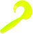 Твистер YAMAN PRO Spiral, р.4 inch, цвет #02 - Chartreuse